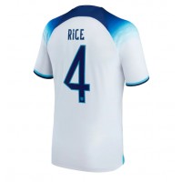 Fotbalové Dres Anglie Declan Rice #4 Domácí MS 2022 Krátký Rukáv
